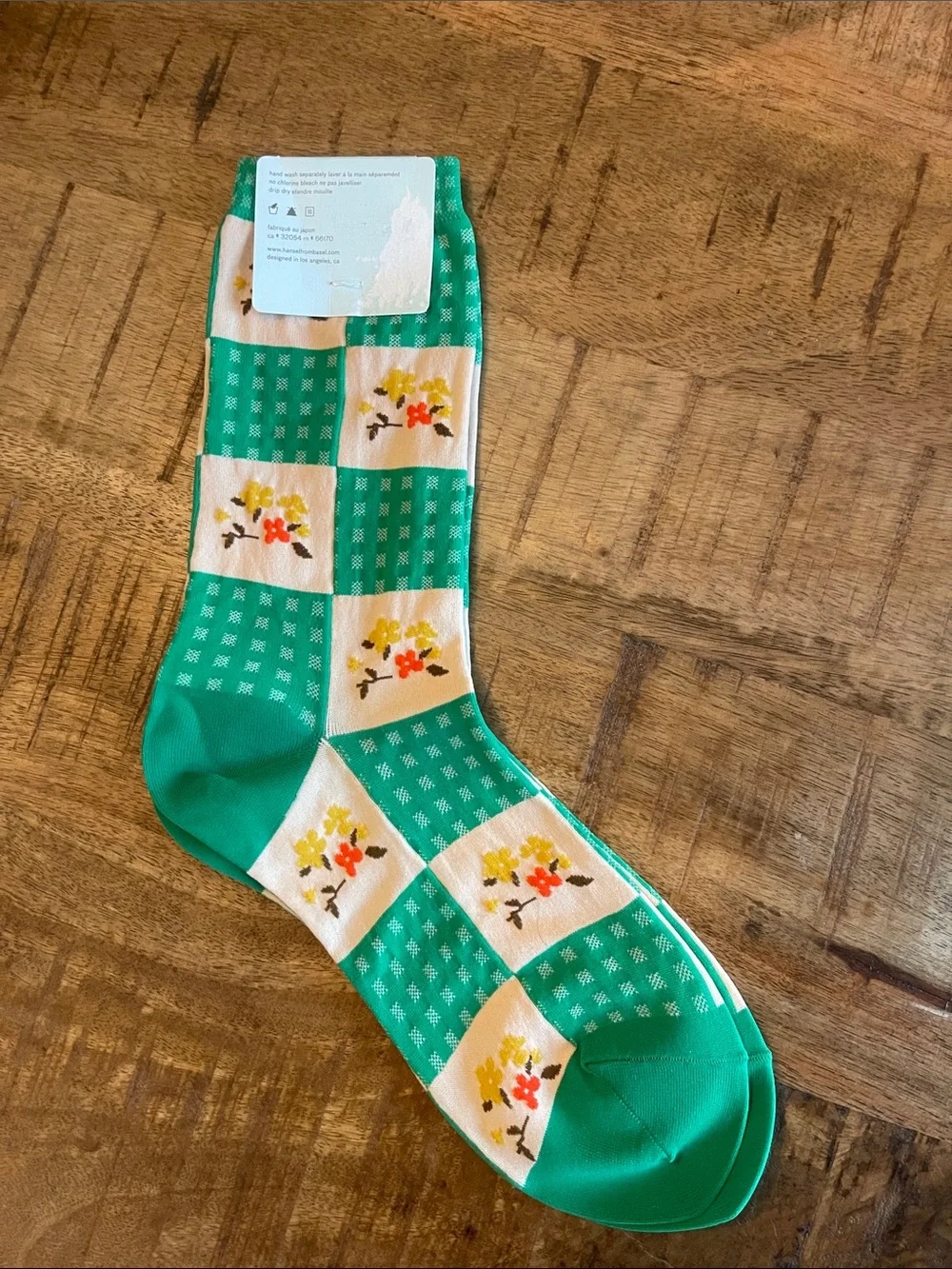 Hansel from Basel Country Gingham Socks New One Size